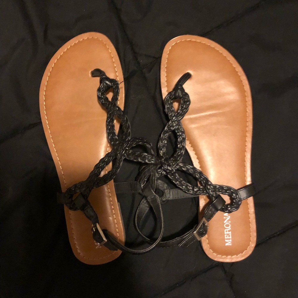 Target Black Thong Sandals